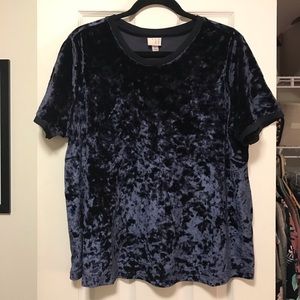 A New Day Crushed Velvet Top